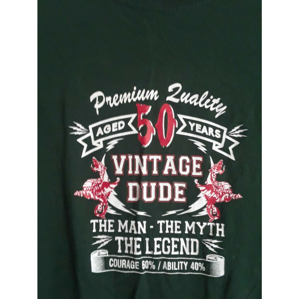 Vintage Dude-Graphic Tee-Size 2XL